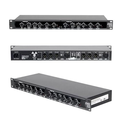 Yoidesu 234XL Crossover, Stereo 2/3 Way Mono 4 Way Crossover, Professional Sound Peripheral Equipments High Precision Stereo Crossover for Outdoor Stage Performance