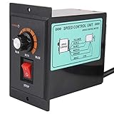 AC Motor Speed Controller 220V 50/60Hz Single Phase Electric Motor Speed Regulator with Adjustable Rotary Switch(500W)