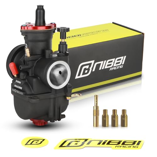 NIBBI Carburetor PWK 24mm Motorcycle, 125cc-150cc Power Carb With Carb Jets, Fit GY6 Engine Dirt Bike Mini Bike SSR TTR Apollo TaoTao ATV