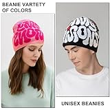 DKYM 4 Pcs Y2k Beanies Spider Web Beanie Y2k Hat Winter Knitted Hat for Women Men Graphic Beanie Pink Beanies Beanies Hats Men Designs Spider Beanie Y2k Accessories 5