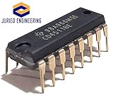 Juried Engineering CD4511BE CD4511B CD4511 CMOS BCD-to-7-Segment LED Latch Decoder Drivers Breadboard-Friendly IC DIP-16 (Pack of 20)