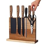 Home Kitchen Magnetic Knife Block Holder Rack Magnetic Stands with Strong Enhanced Magnets Multifunctional Storage Knife Holder