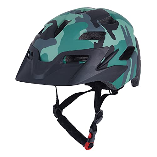 Kids Bike Helmet, Youth Toddler Boys Girls Helmets, 2 Size Adjustable for Ages 2-3-5-8-14 Years, Child Helmet with Visor and LED Light, Lightweight Multi-Sport Bicycle Scooter Skate Cycling Helmets