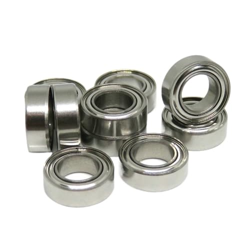 ZRYBTMVT 10pcs ABEC7 6x10x3 SMR106ZZ CB Hybrid Ceramic Bearing SMR106C ZZ L1060ZZ Reel Bearing 6 * 10 * 3 RC Bearing(SMR103C-ZZ 3x10x4mm)