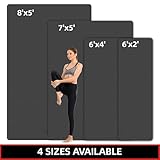 GymCope Yoga Mat, Exercise Mats for Home Gym, 6'x4' (10mm) Thick Workout Mat Non-Slip, Extra Large Fitness Matt for Women Pilates, Floor Exercises