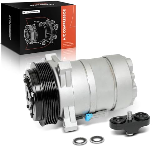 A-Premium AC Compressor with Clutch Compatible with Acura SLX, Cadillac Allante, DeVille, Eldorado, Fleetwood, Seville & Isuzu Trooper, VehiCROSS