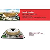 WallDector Lusail Stadium Puzzle Model, 2022 World Cup Final Opening Ceremony Venue, Adult Football Gifts, 13.6Inch×11Inch×3.4Inch