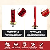 GSTP Katana Shift Knob Samurai Sword Gear Shifter Universal Compatible with Automatic Cars with 4 Adapters 26cm Red