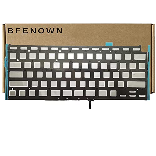 Bfenown Replacement US Keyboard Backlight Backlit for MacBook Air Retina 13" A2179 MWTJ2LL/A MVH22LL/A 2020 Years MC 3302