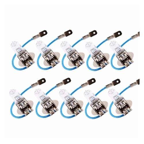 BaydOg 10 PCS H3 24V 70W 3200K Yellow Fog Halogen Bulb Light Car Light Lamp Car Styling Car Light Source