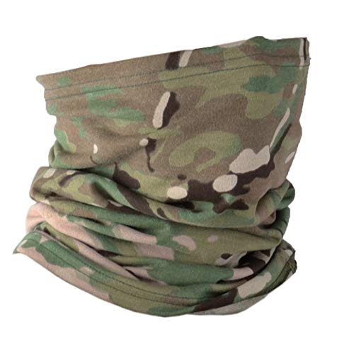 Cotton Face Mask Bandana Tube Scarf Made in America Neck Gaiter (Camo)