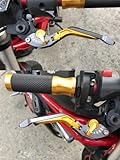 LKDFSW Clutch Brake Lever for Keeway RKF 125 RKF125 2018 2019 2020 2021 Motorcycle Accessories Folding Extendable Brake Clutch Lever Adjustable Levers