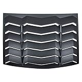 CUMART 2005-2014 Rear+Side Window Louvers Windshield Sun Shade Cover Lambo Style Matte Black Compatible with Ford Mustang 2005 2006 2007 2008 2009 2010 2011 2012 2013 2014 …