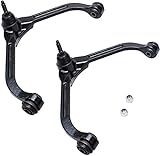 Detroit Axle - Front End 12pc Suspension Kit for Jeep Liberty 2006-2007, 2 Upper Control Arms w/Ball Joints + 2 Lower Ball Joints + 2 Sway Bar Links + 4 Tie Rods, 2 Boots, Replacement