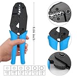 Gaobige Coaxial Cable Tool Kit, BNC Crimp tool for RG58, RG59, RG62, RG174, 20PCS RG58 BNC Male Crimp Connectors, 10PCS BNC Female to Female Connectors, Heat Shrink Tubing Cable Tester, Coax Stripper