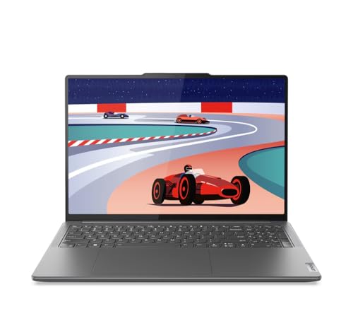 Lenovo Slim Pro 9 Personal Laptop, 2025, 16" 3200x2000 Touch, Intel-14 Core i9-13905H, NVIDIA GeForce RTX 4050, 32GB LPDDR5, 8TB SSD, Win11 Pro, Backlit KB, Wi-Fi 6E, BT 5.3, 5.0MP+IR Camera, Grey