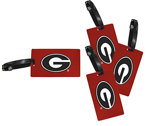 Georgia Bulldogs Luggage Tag 4-Pack Officially Licensed Collegiate Product