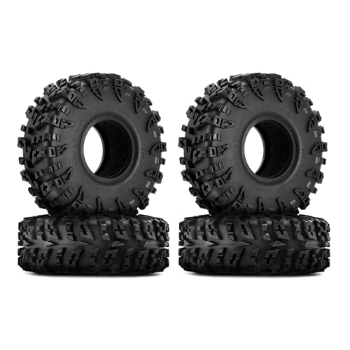 INJORA 1.9" S5 Swamp Claw Tire - Mud Terrain Wheel Tires for FCX10 1/10 RC Crawler Car Upgrade 120 * 42mm