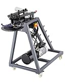 VEVOR Electric Tube Bending Machine, 750W Electric Tubing Bender with 6L Hydraulic Cylinder, Movable Pipe Bender Machine with Casters, 3 Dies & 180° Max Bending Angle, Suitable for 3/4 to 2 inch Pipes