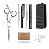 YASAKA 6.5 Inch Professional Hair Cutting Shears,Hairdressing Scissors Cobalt Stainless Scissors Sharp Razor Edge Barber Hair Scissors Ergonomic Grip Design for Hair Salon or Home Use Hair Cutting Kit