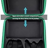 Zadii Hard Carrying Case Compatible with Xbox Series X, Protective Travel bag for Xbox Series X Disc or Digital Version, Controllers, Cables and Other Accessories