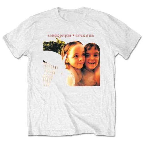 Smashing Pumpkins Men's Siamese Dream T-Shirt White Medium | Officially Licensed Merchandise