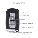 EASYGUARD EC003K-NS PKE Passive Keyless Entry Car Keyless Entry Security Alarm System Kit Remote Engine Starter Shock Sensor