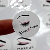 Eyelash Stickers for Packaging,Personalized Business Stickers,Custom Labels for Business,Sticker Custom,Eyelash Stickers,Eyelash Packaging,Custom Logo Stickers (3cm-100pcs)