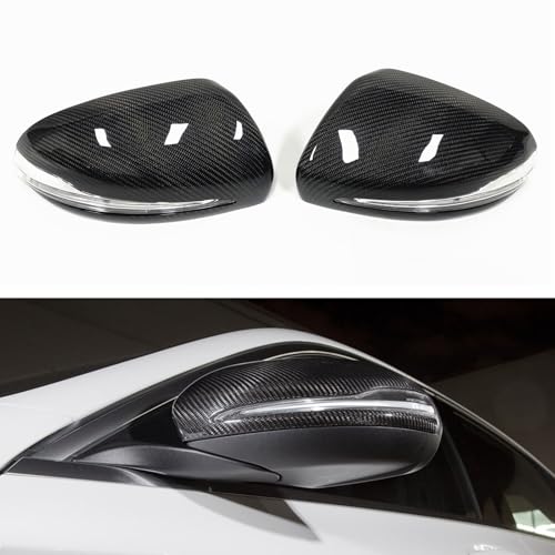 Mirror Cover Cap For Benz W205 W213 X205 GLC43 C63 S63 E63 AMG Carbon Fiber
