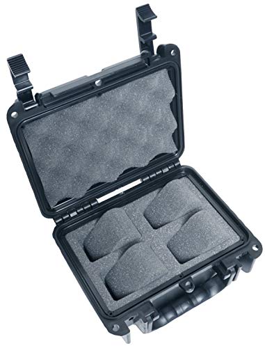 Case Club 4 Watch Carry Case - Organize & Protect Your Watch Collection in a Hard Shell, Waterproof, Travel & Storage Case - for Men's & Women's Watches of Various Sizes in a Padlockable Display Box