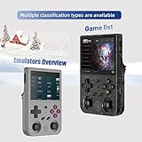 RG353VS Retro Handheld Game Linux System RG3566 3.5 inch IPS Screen,RG353VS with 64G TF Card Pre-Installed 4452 Games Supports 5G WiFi 4.2 Bluetooth Online Fighting,Streaming and HDMI rg 353v Aivuidbs