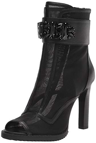 Karl Lagerfeld Paris Women's Blayze Fashion Bootie Ankle Boot, Black, 9