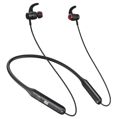 Rythflo Bluetooth Headphones, aptX-HD Wireless 5.0 Bluetooth Earbuds w/Mic in-Ear Magnetic Neckband Earphones 30Hrs Playtime w/Earhooks, IPX7 Sweatproof Deep Bass Headset for Phone Call Music Sports