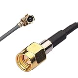 Superbat U.FL to SMA Pigtail Cable UFL IPX IPEX to SMA Male Extension Cable (6inch 5-Pack) for Bluetooth Antenna WiFi & WiMax Network Card Mini PCI Express