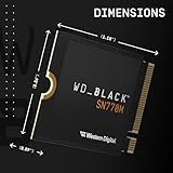 WD_BLACK 2TB SN770M M.2 2230 NVMe SSD for Handheld Gaming Devices, Speeds up to 5,150MB/s, TLC 3D NAND, Great for Steam Deck and Microsoft Surface - WDBDNH0020BBK-WRSN