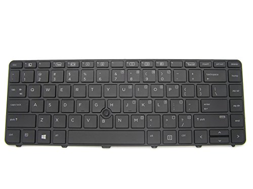 New Genuine HP ProBook 640 G2 645 G2 430 G4 440 G4 US Keyboard Backlit with Frame 840801-001