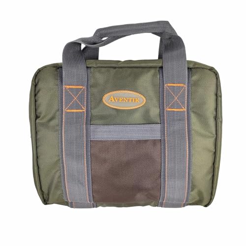 Aventik Fly Tying Bag Multiple Pockets High Capacity Fly Tying Materials Storage (Large Multiple Pockets)