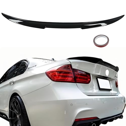 Rear M4 Style Sport Spoiler For 2012 2013 2014 2015 2016 2017 2018 BMW 3-Series F30 328i 335i 316i 320i For M3 F80 Rear Truck Spoiler Wing Glossy Black