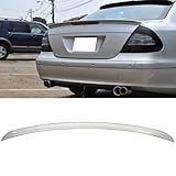 Pre-Painted Trunk Spoiler Compatible with 2003-2009 Benz E-Class, AMG Style ABS Painted#744 775 Silver Metallic Rear Tail Lip Deck Boot Wing Available by IKON MOTORSPORTS, 2004 2005 2006