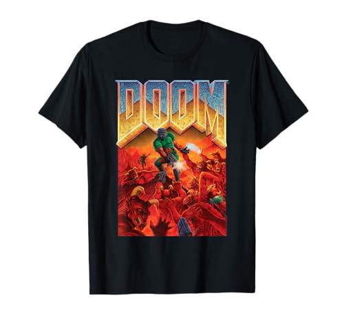 DOOM 1993 Video Game Cover Art T-Shirt