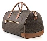 Michael Kors Travel Large Duffle Bag in PVC Signature, Brown, L