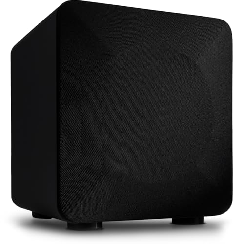 Audioengine S6 210W Compact Powered Mini Subwoofer- Powerful Bass in a Small Package - Great for Desktops, Apartments, Offices and Gaming Setups
