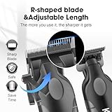 KEMEI Professional Cordless Hair Clippers, Hair Trimmer, Electric Beard Shaver Set for Men, Electric Barber Clipper Beard Trimmer, Rechargeable Fade Clipper Haircutting Kit, KM-2290, KM-2293, KM-1102