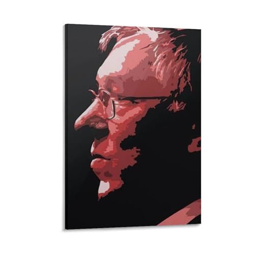 Sir Alex Ferguson Football Player Coach Portrait Poster Canvas Wall Art Posters For Room Aesthetic And Decor Poster For Bedroom Living Room Bathroom Kitchen Office Decor 20x30inch(50x75cm) Frame-style
