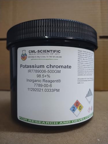 Potassium Chromate, 98.5+%, Inorganic Reagent, 500 Grams