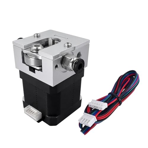 Canvia 3D Printer Bulldog Extruder DIY kit Bowden All Metal Sliver 1.75 Aluminum with 17 Stepper Motor for Reprap 3D Printer (Color : with Motor), JSHCN123456