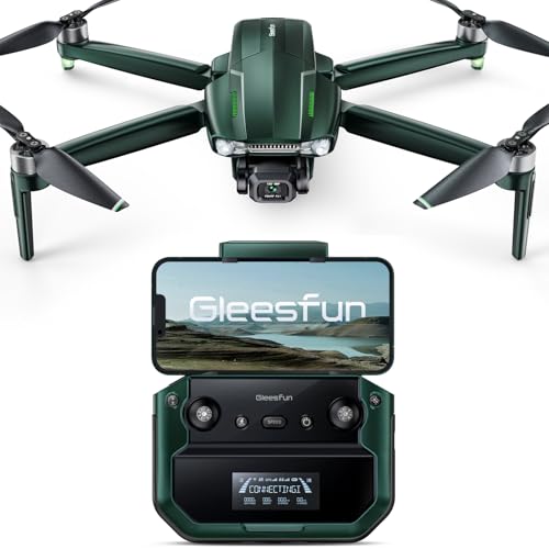 Gleesfun G11PRO 6K Drone with Camera for Adults, 4K/30fps Video, 3-Axis Brushless Gimbal, 70mins Flight Time with 2 Batteries, 10000ft Long Range, FAA compliance, Professional Drone with Auto Return