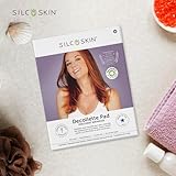 Silc Skin Decollette Pad - Medical-Grade Chest Wrinkle Pads, Smoothing Anti Wrinkle Chest Pads, Reusable Silicone Chest Wrinkle Patches, 30 Day Supply