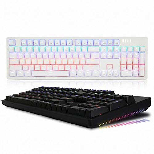 ABKO K515 RGB Gaming Quick Swap Switch Mechanical Keyboard (English/Korean Keycaps) (Black, Brown Switch)