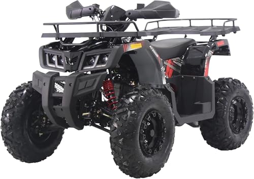 Coleman Powersports AT200R 169cc Gas Powered Adult ATV, Hydraulic Disc Brakes, Independent Suspension, 330 lbs Maximum Load, Heavy-Duty Off-Road Utility Vehicle